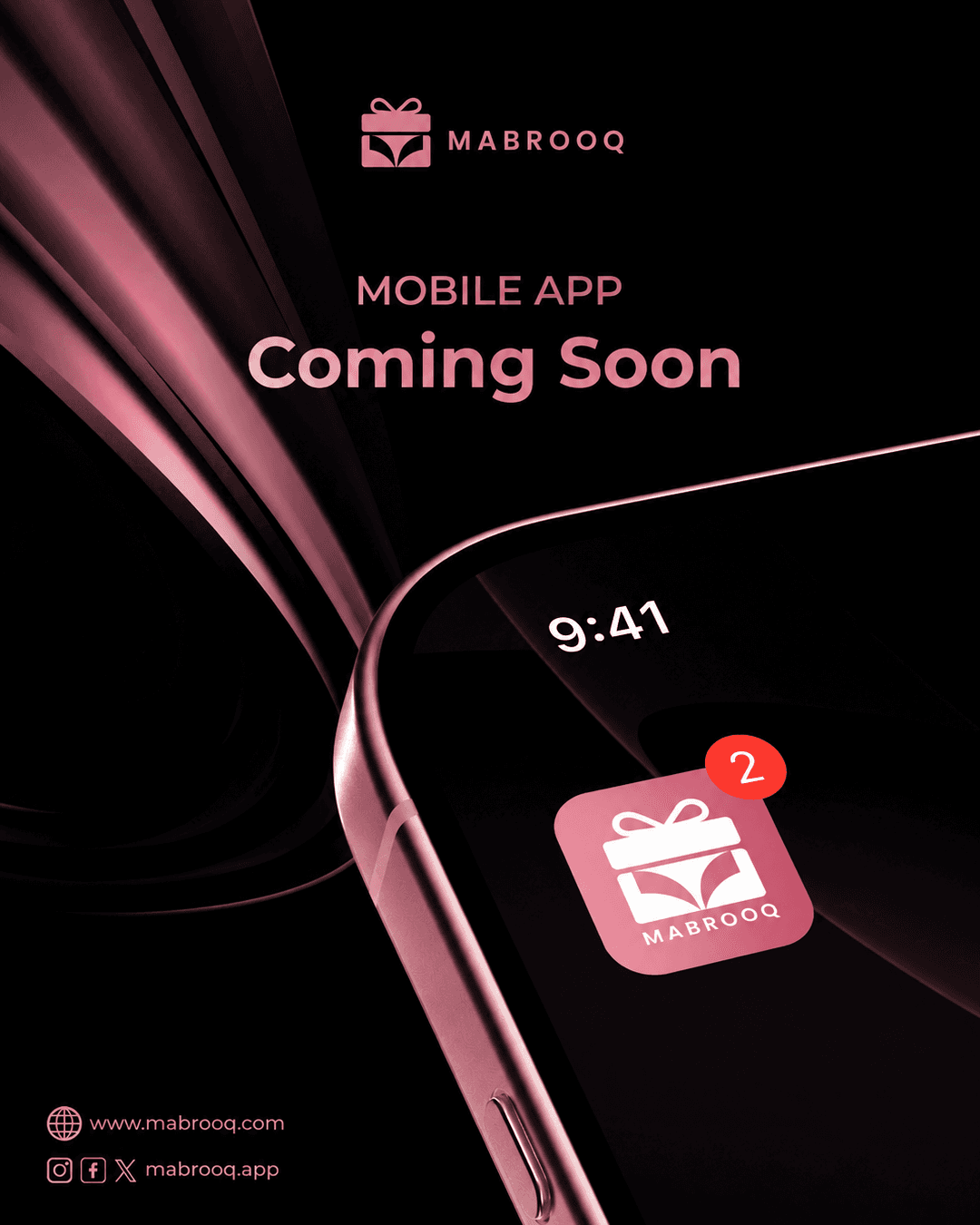 Mabrooq App Coming Soon